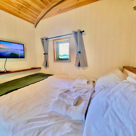 Romantic Nature Retreat, Luxury Glamping & Stargazing Views - Dragonfly Shepherd Hut Yarpole Εξωτερικό φωτογραφία